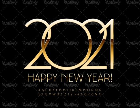 وکتور طرح سال 2021 میلادی