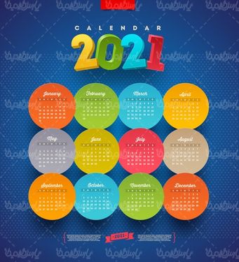 Calendar vector