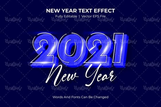 وکتور طرح سال 2021