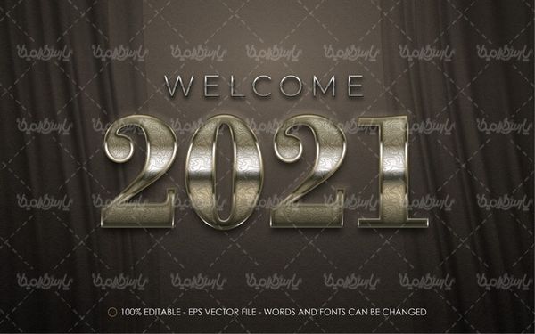 وکتور طرح سال 2021