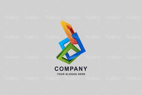 وکتور لوگو گرافیکی سه بعدی