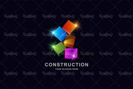 3D graphic logo vector
