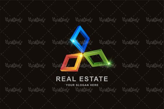 3D graphic logo vector
