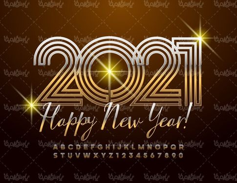 وکتور طرح سال 2021 میلادی
