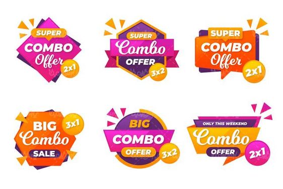 وکتور لیبل تخفیف