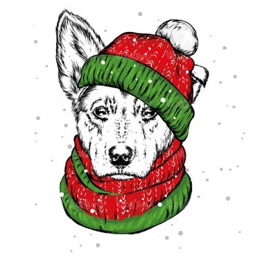 Vector dog