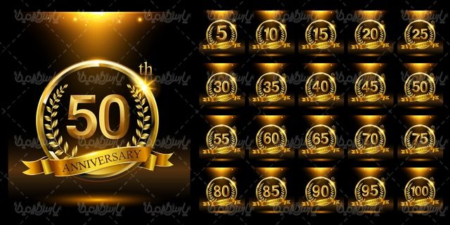 وکتور اعداد لاتین