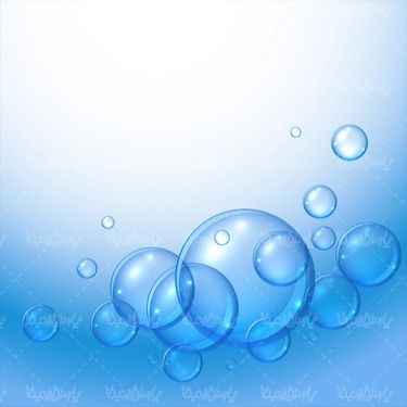 Bubble background vector