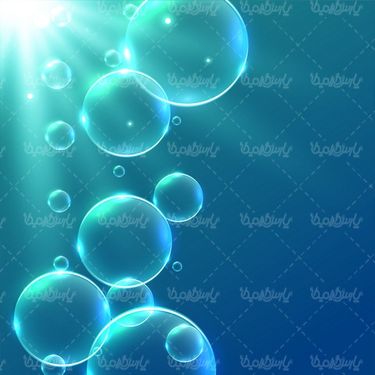Bubble background vector