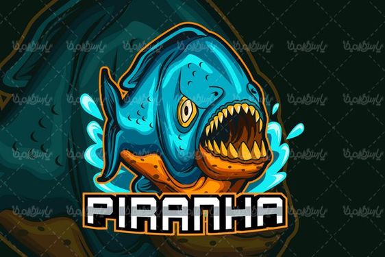 Angry Fish Vector