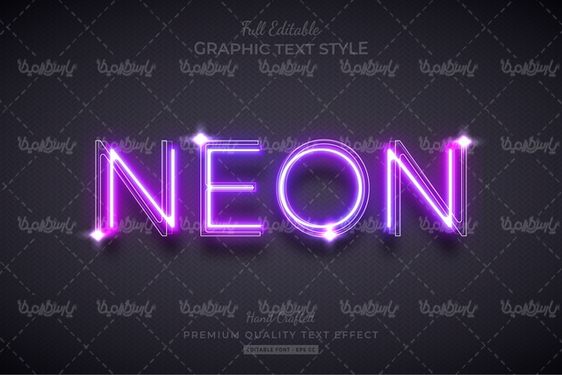Text style vector