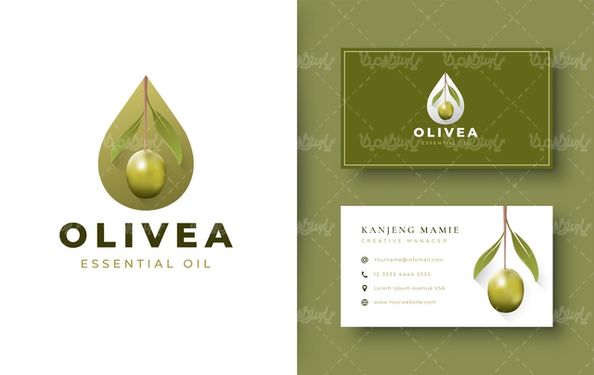 وکتور لوگو روغن زیتون