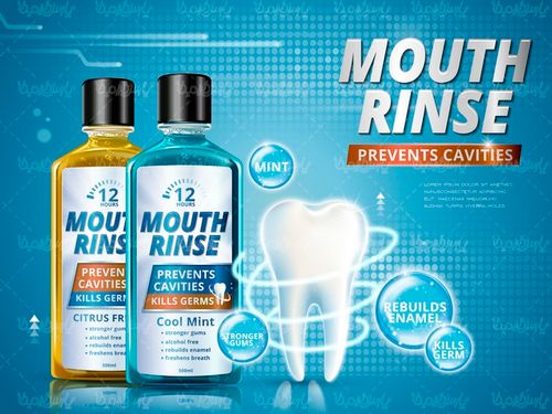 Mouthwash vector