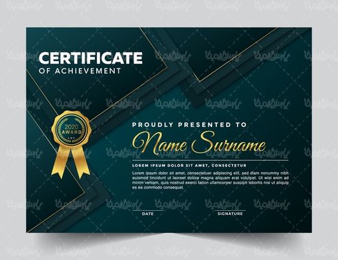 Certificate Design Vector