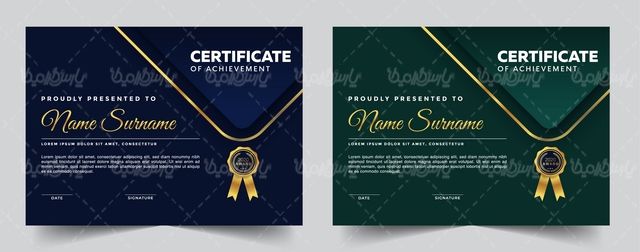 Certificate Design Vector