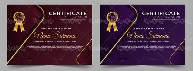 Certificate Design Vector