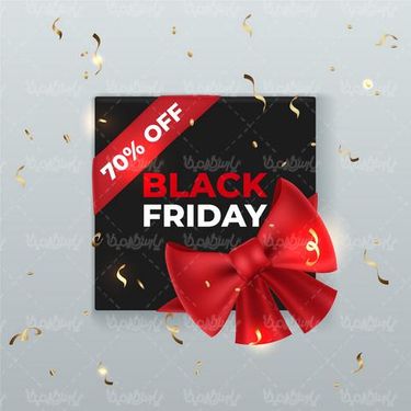 Vector Black Friday label