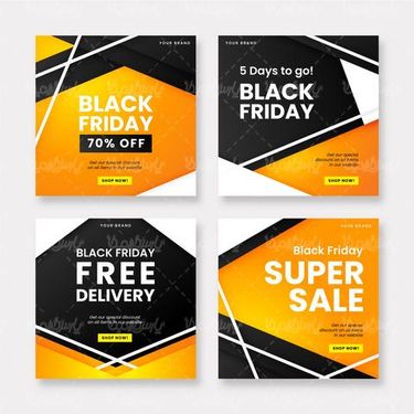 Vector Black Friday label