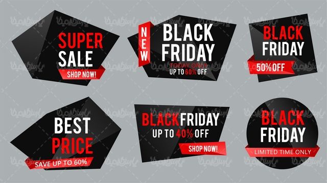 Vector Black Friday label