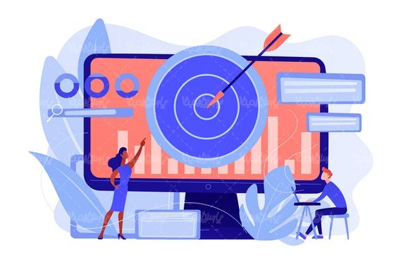 وکتور کسب و کار اینترنتی