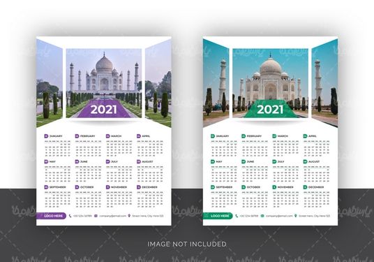 وکتور تقویم دیواری