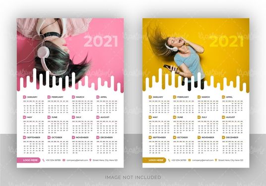 وکتور تقویم دیواری