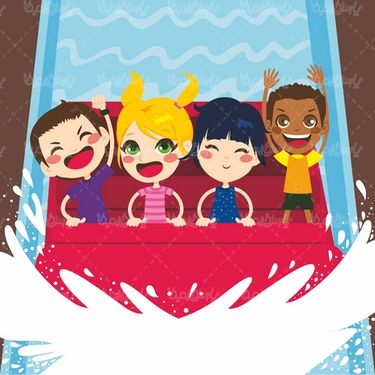 Amusement train vector