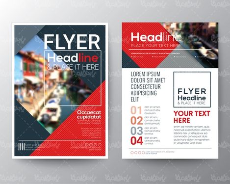 وکتور طرح تراکت