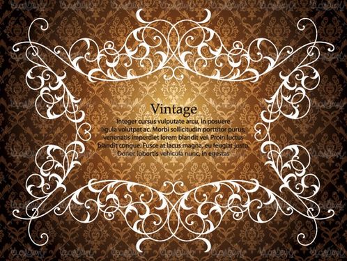 وکتور فریم گل