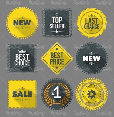 وکتور برچسب