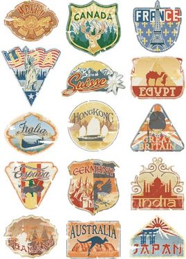 Colored label vector