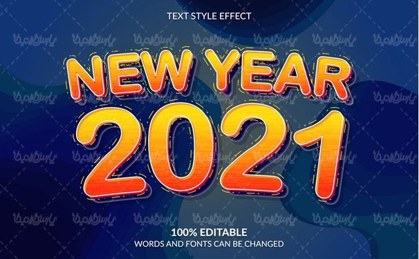 وکتور طرح سال 2021