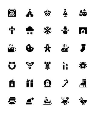 وکتور آیکن کریسمس