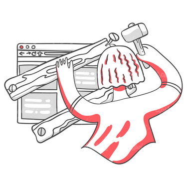 وکتور میخ و تخته