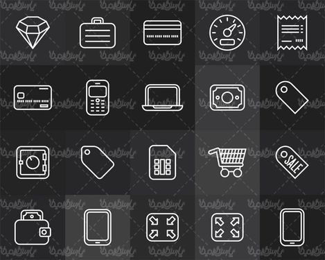 وکتور مجموعه آیکن