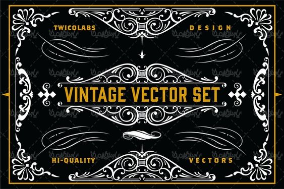 وکتور حاشیه گل