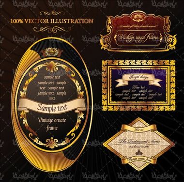 وکتور حاشیه گل