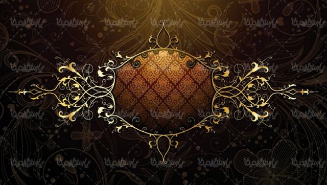 وکتور حاشیه گل