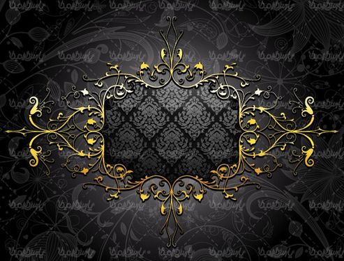 وکتور حاشیه گل