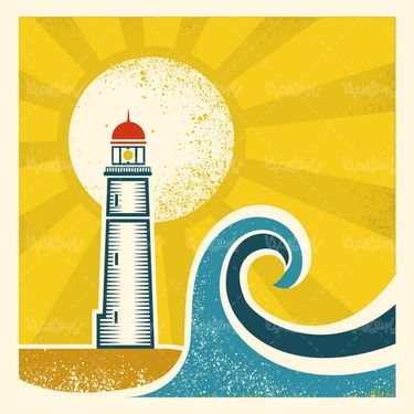 وکتور فانوس دریایی