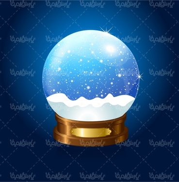 وکتور گوی شیشه ای