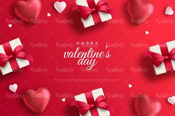 وکتور طرح روز ولنتاین