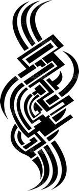 Vector tattoo design