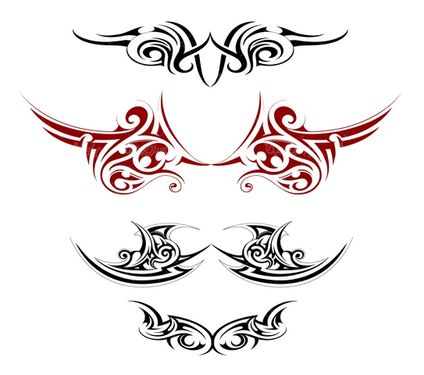 Vector tattoo design