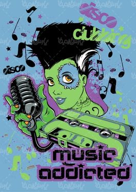 وکتور میکروفون