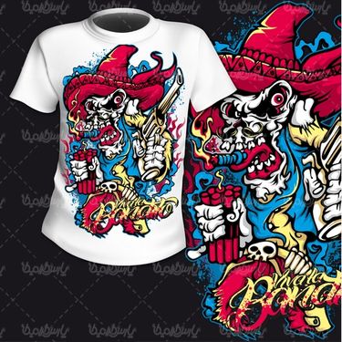 وکتور طرح تیشرت