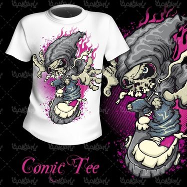 وکتور موکاپ تیشرت