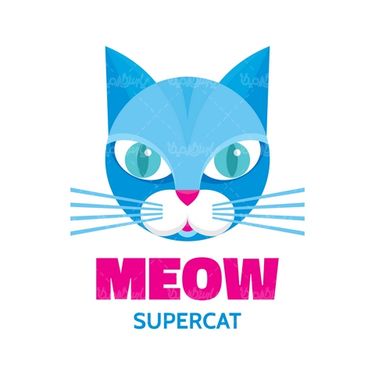 وکتور لوگو گربه