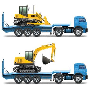 وکتور ماشین آلات سنگین