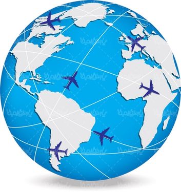 Aviation Agency Vector